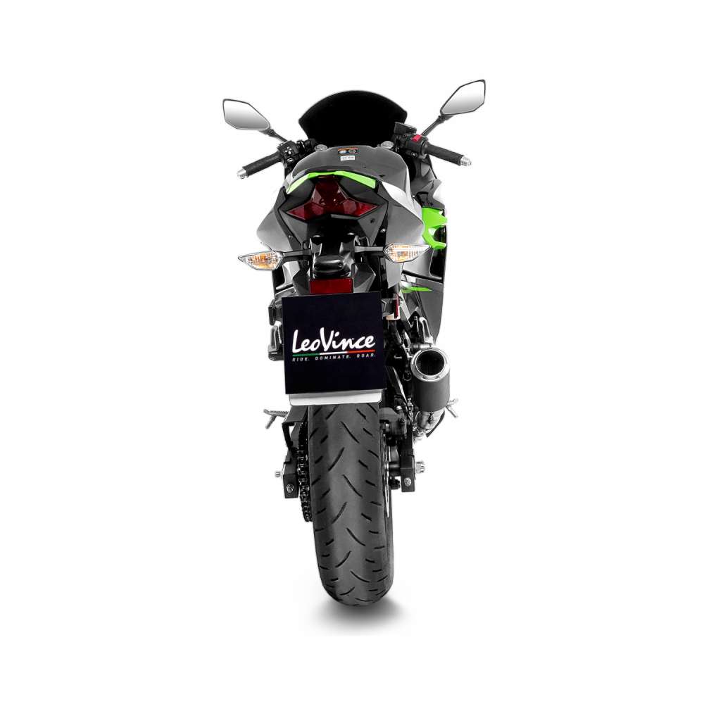 15400C_1_ninja 400_Z400 Exosto Slip-on Leovince LV Corsa Carbono Kawasaki Ninja 400